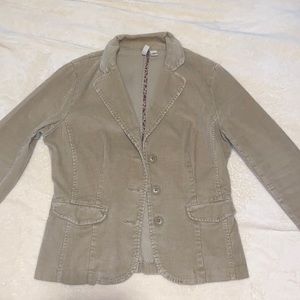 St.Johnson bay stretchy beige corduroy jacket